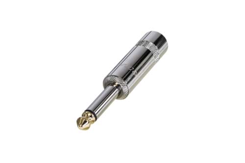 Picture of jack 6,3mm steker 2-polig nilkel goud NYS