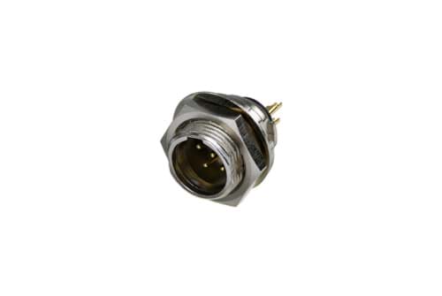 Bild von TINY XLR chassis 5p male nikkel rearmountable