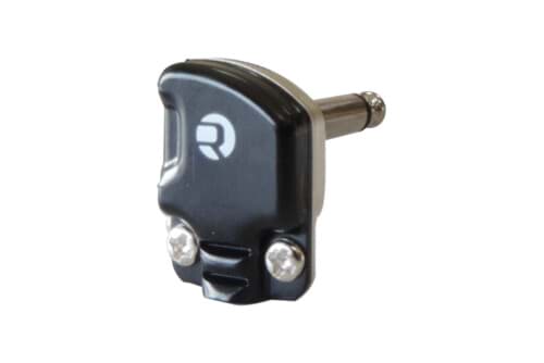 Bild von jack 6,3mm steker 2-polig zwart Pancake