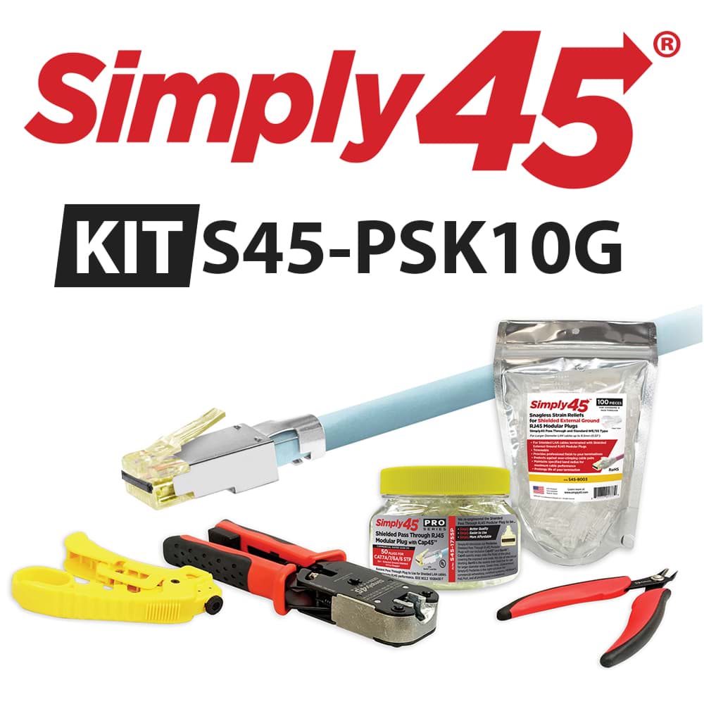 Bild von Starter KIT ProSeries PassThrough 10G STP Simply45