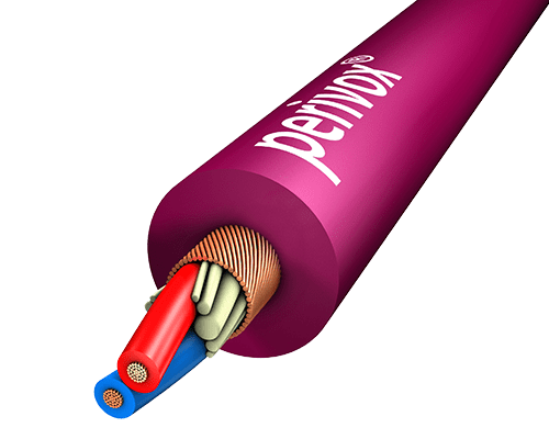 Bild von Mikrofonkabel 2x0,22mm2 NF-WY PVC-SOFT d=6,4mm pink S100