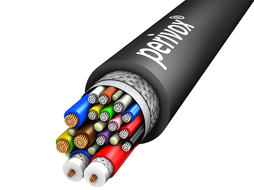 Bild von Kombikabel VIDEO+POWER (2x0.54L/2.3 + 3x0,75mm2 + 10S)C FRNC schwarz