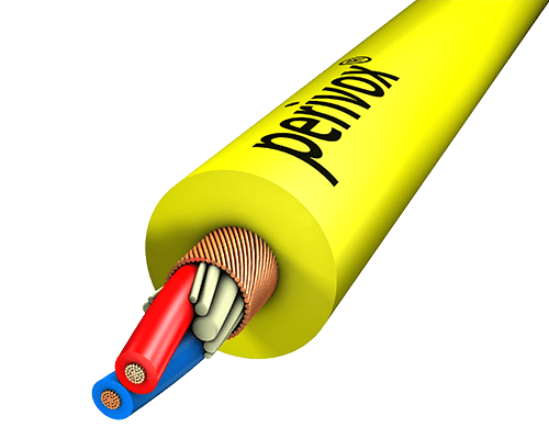 Bild von Mikrofonkabel 2x0,22mm2 NF-WY PVC-SOFT d=6,4mm gelb