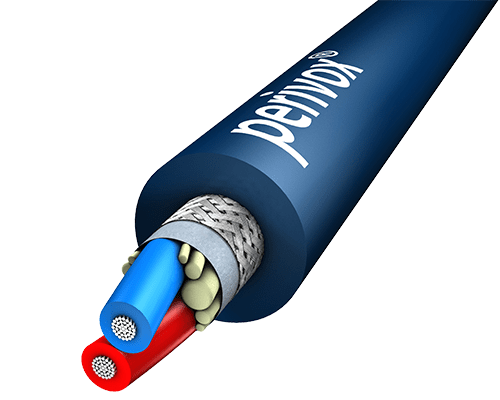 Bild von Mikrofonkabel 2x0,25mm2 NF-CP d=3,8mm PUR-ROBUST blau