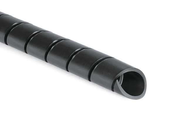 Bild von spiraalslang polyethyleen 16mm zwart