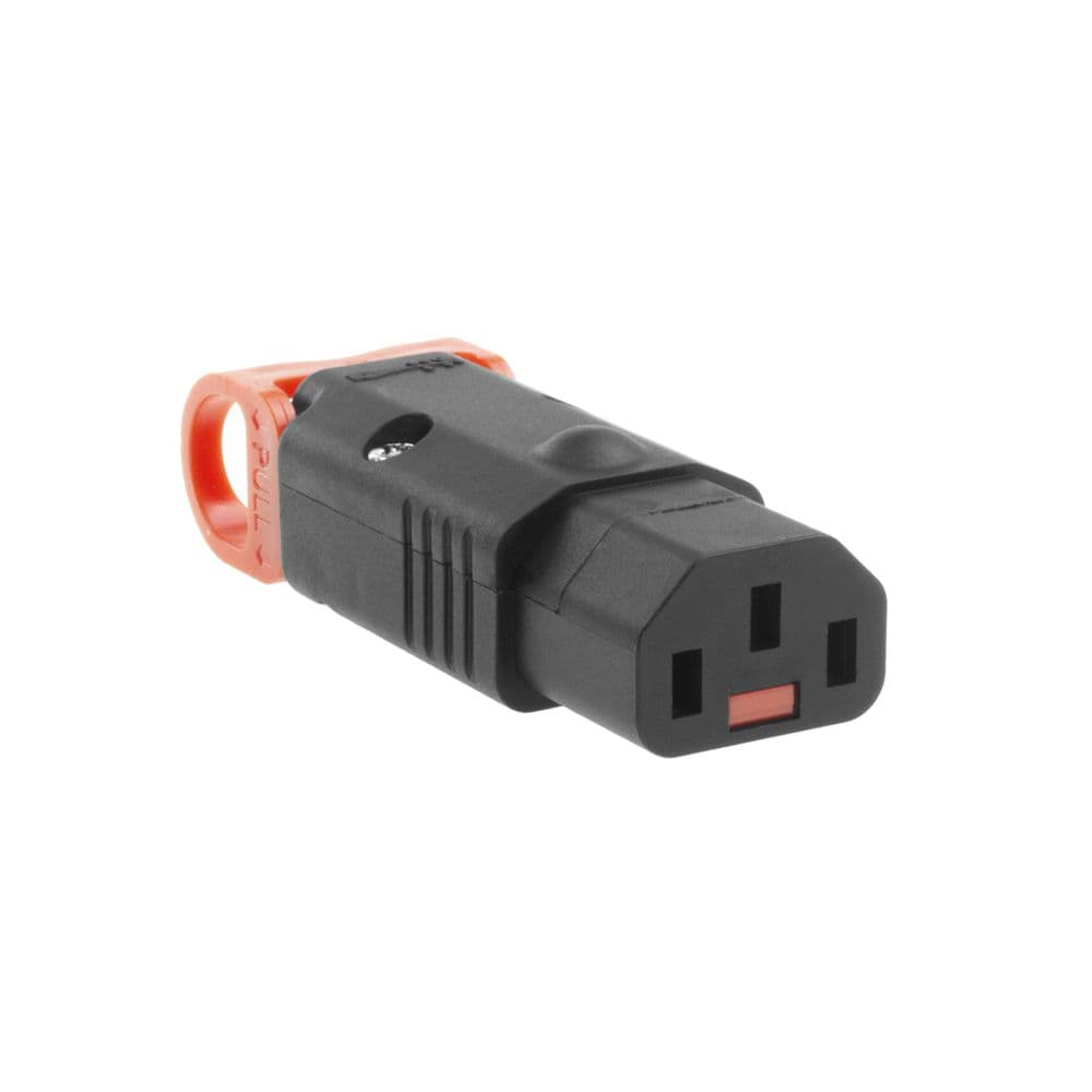 Afbeelding van IEC C13 10A connector bus recht vergrendelbaar IEC Lock