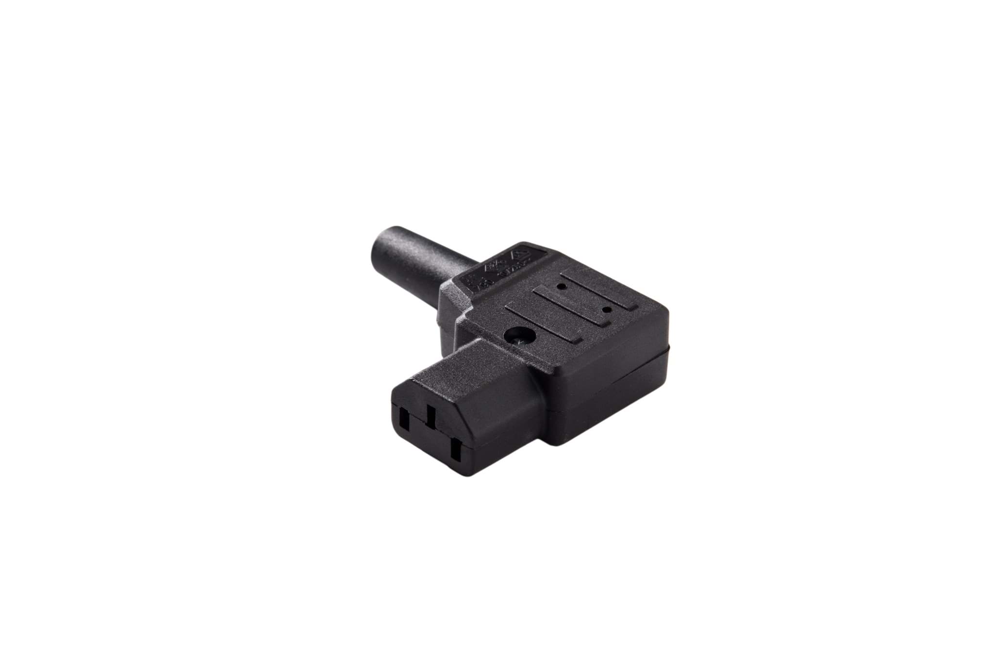 Afbeelding van IEC C13 10A connector bus haaks rechts Kaiser