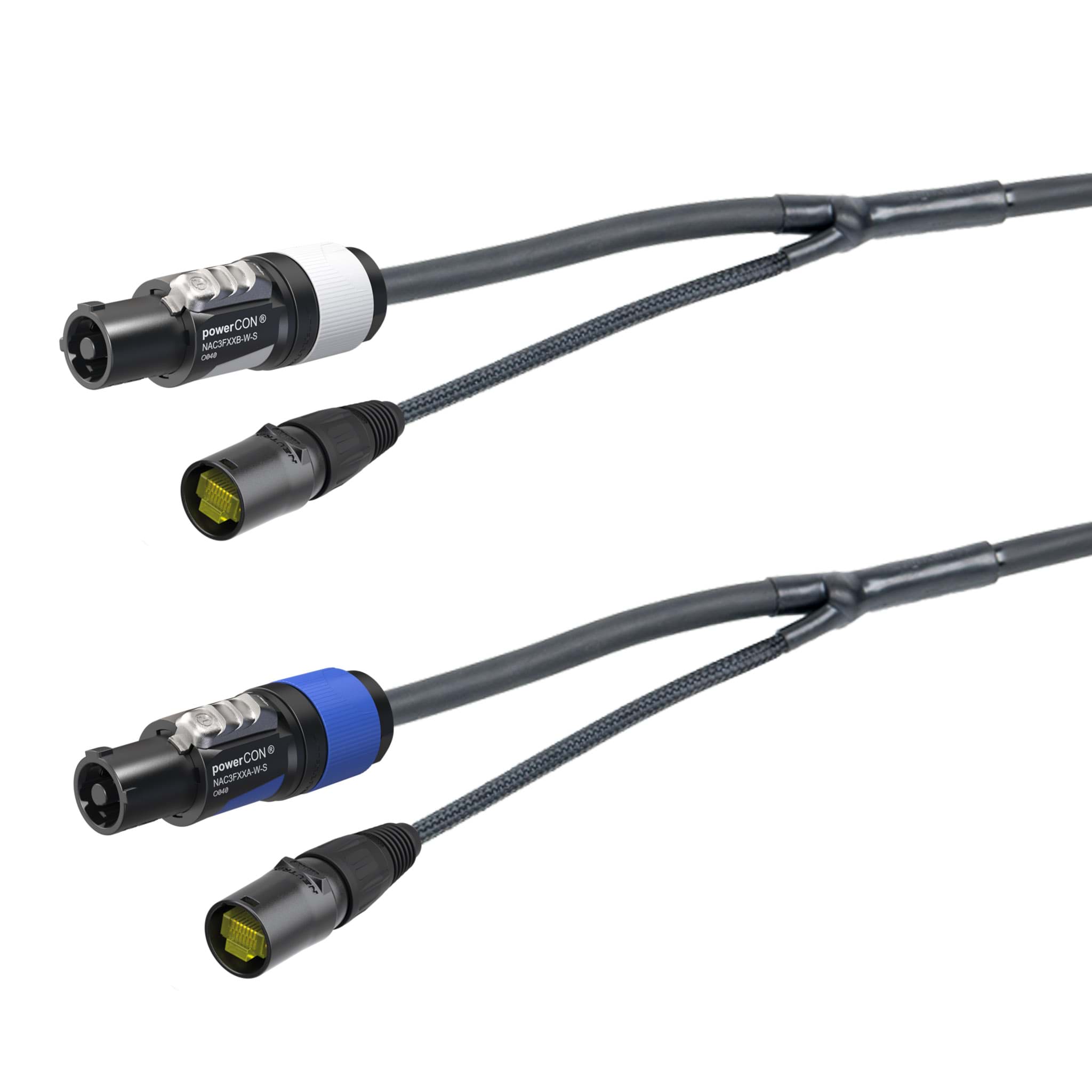 Afbeelding voor categorie combi CAT7 etherCON powerCON bl/gr