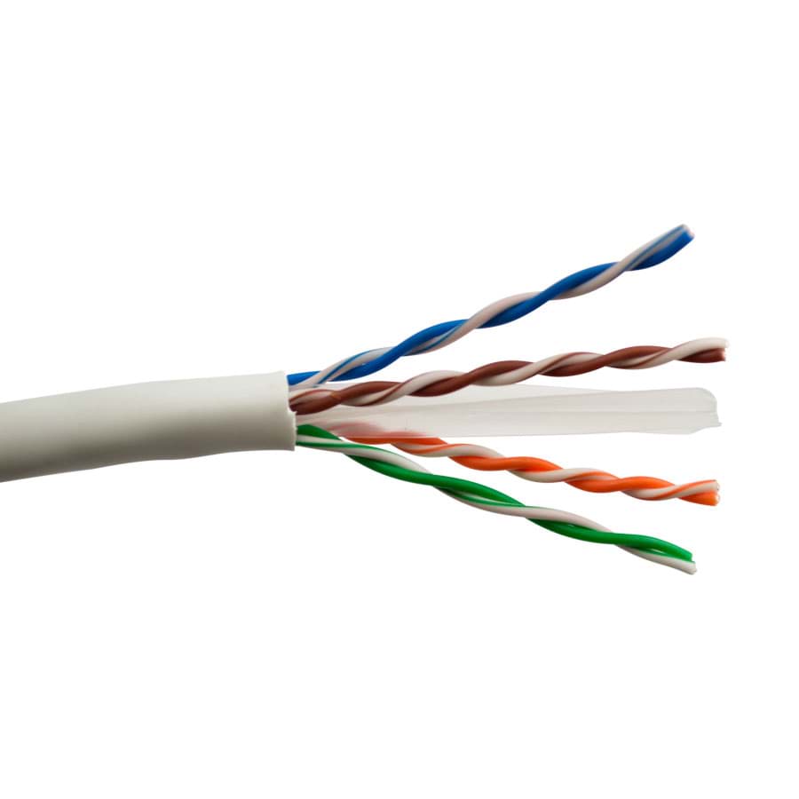 Afbeelding van datakabel CAT6 U/UTP 550MHz 4PxAWG23 Dca-s3 ETL wit SCP DS305