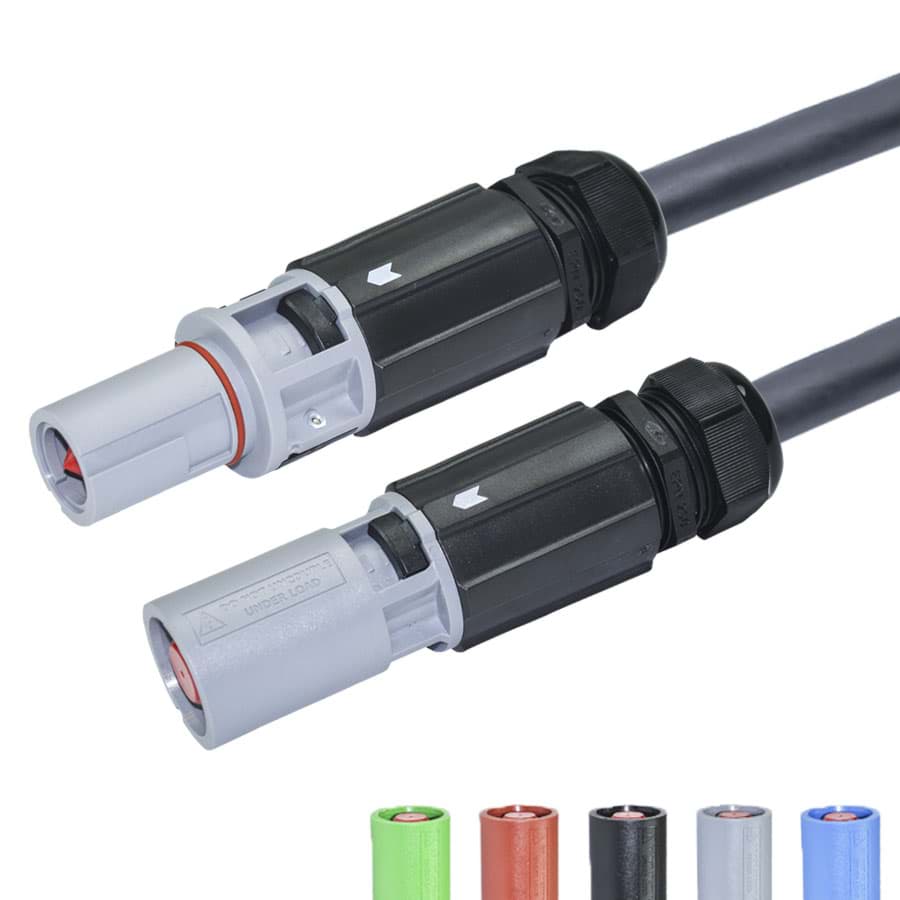 Afbeelding van verlengkabel ALU rubber 120mm2 Powerline S-Lock ## 25m