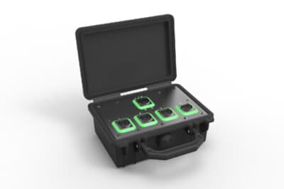 Afbeelding van opticalCON breakoutbox SM APC QUAD to 4xDUO