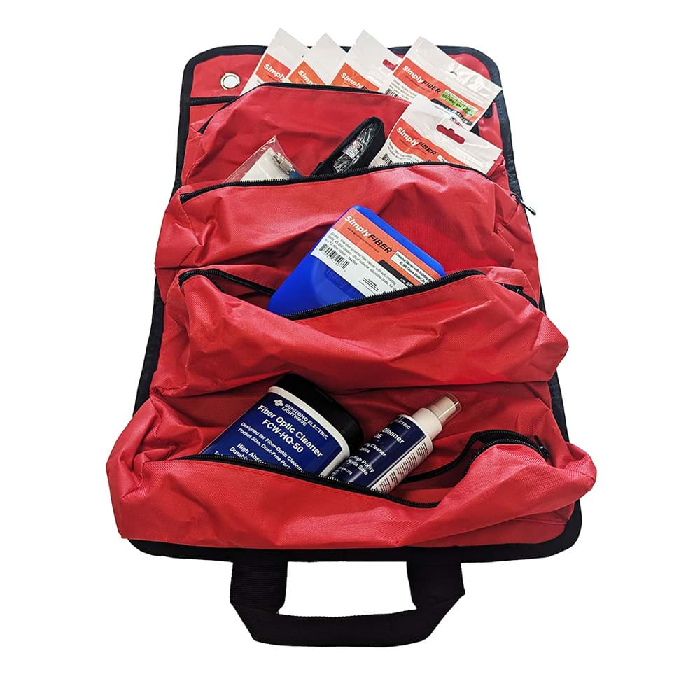 Afbeelding van Fiber Prep Kit cleaver-stripper-LC+SC tools-VFL-wipes Simply45