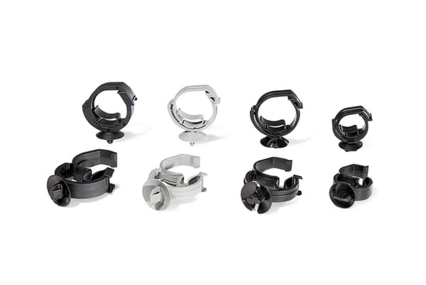 Afbeelding van bevestigingsclip zelfsluitend d-max=13mm zwart