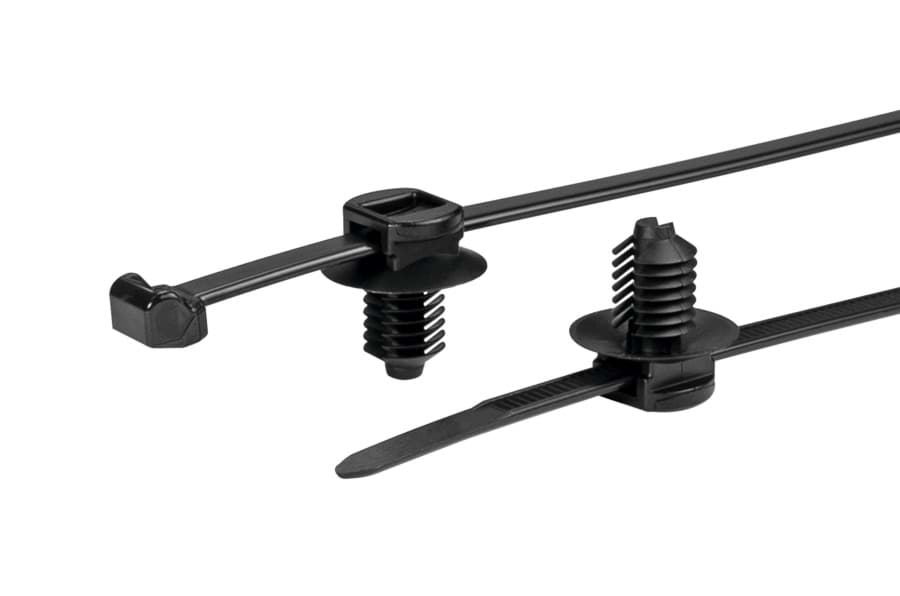 Afbeelding van bevestigingsband voor gaten rond zwart d=4-45mm