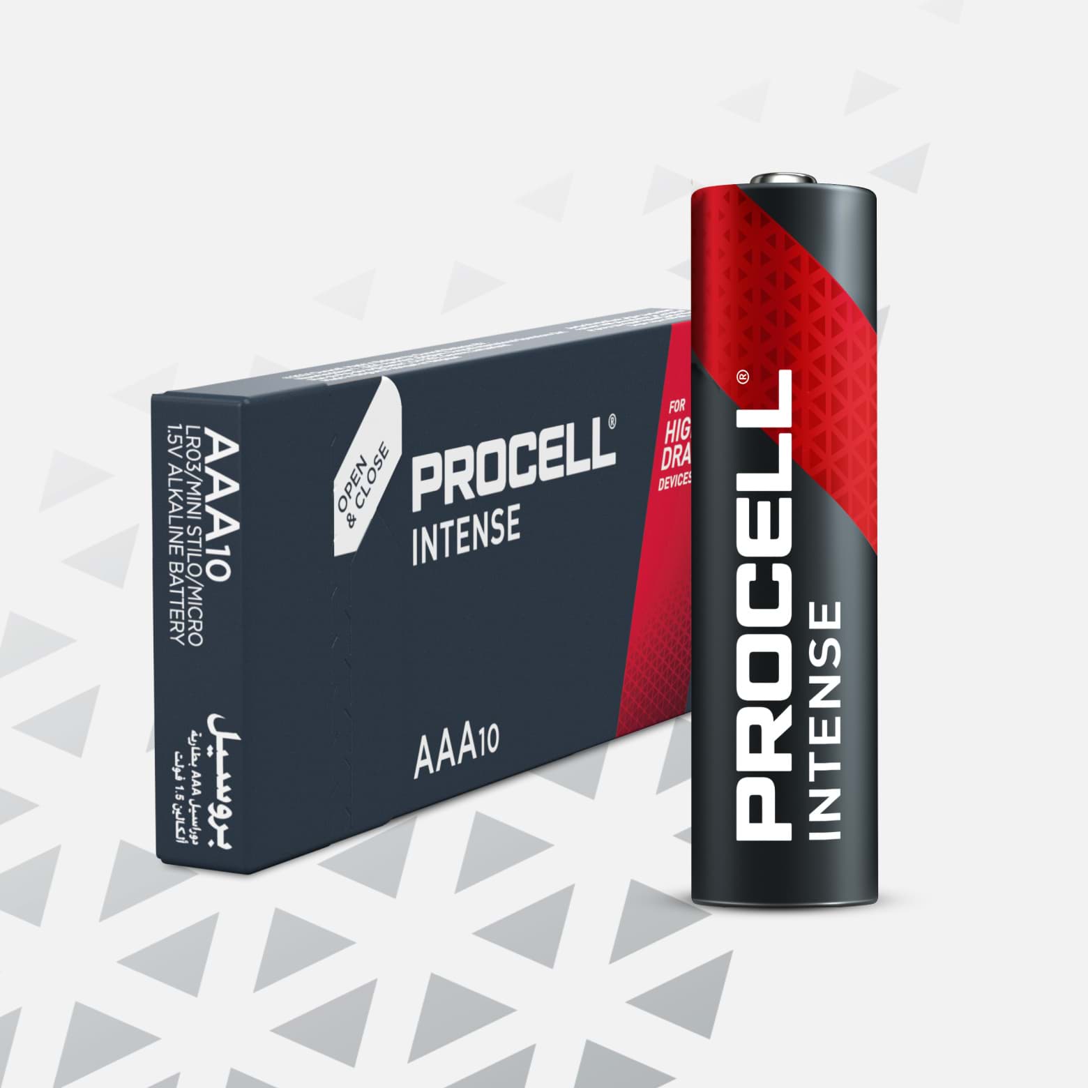 Afbeelding van batterij Procell Intens LR03/AAA potlood pack/10