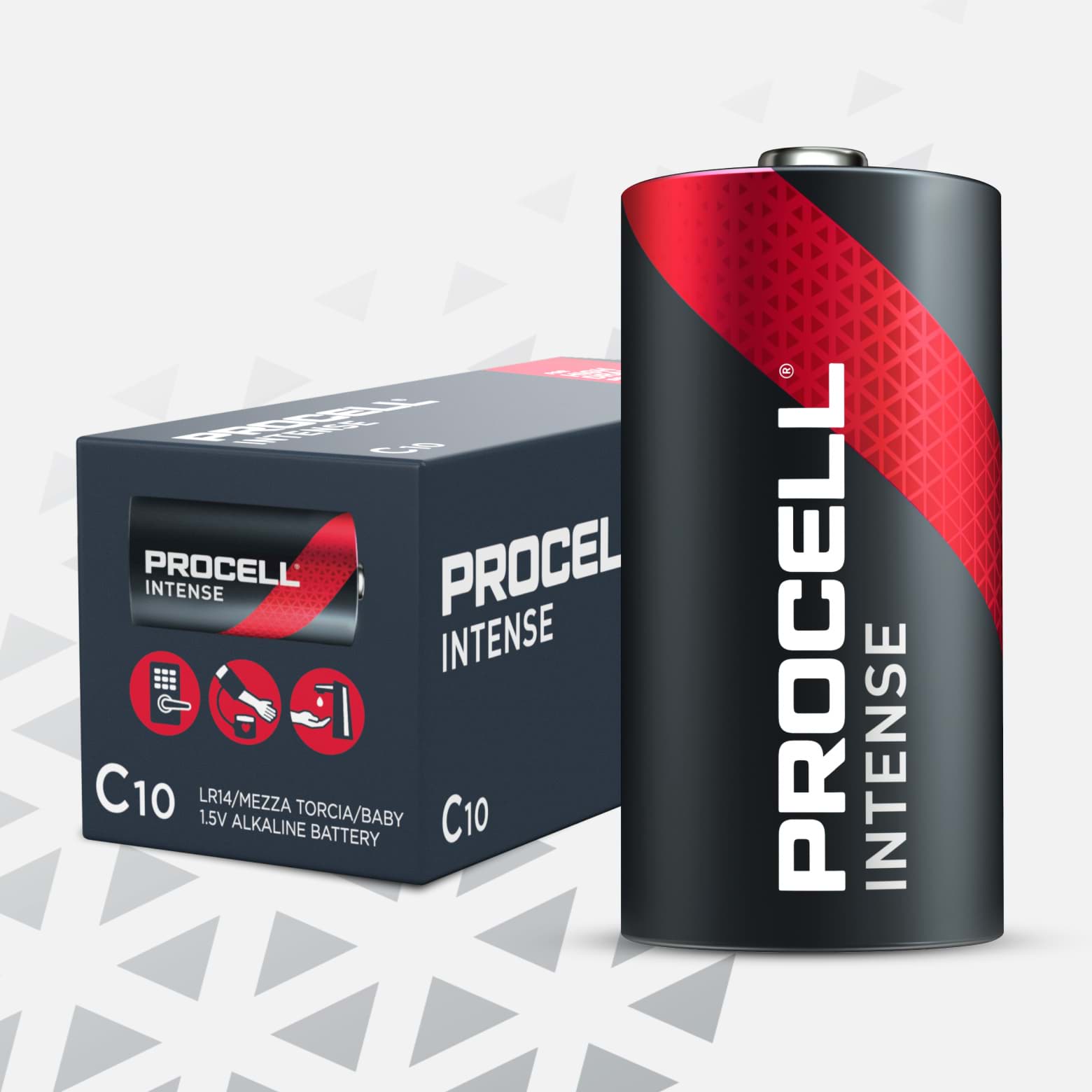 Afbeelding van batterij Procell Intens staaf LR14/C-cel pack/10