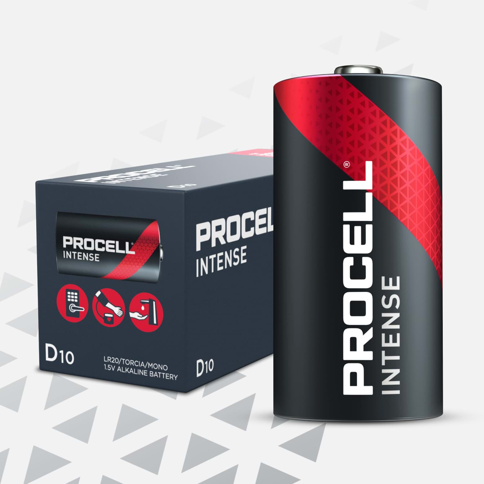 Afbeelding van batterij Procell Intens staaf LR20/D-cel pack/10