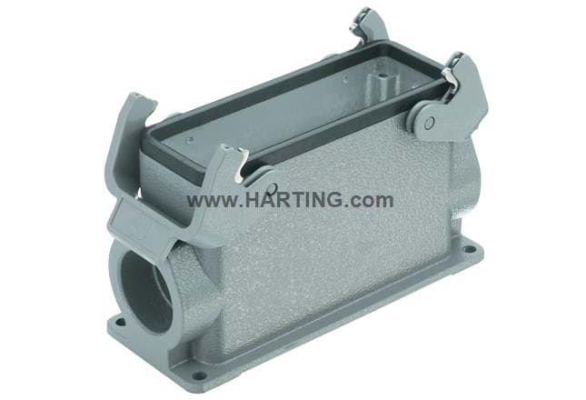 Afbeelding van Han 24B-2LOCK opbouw hoog 2xM32 grijs