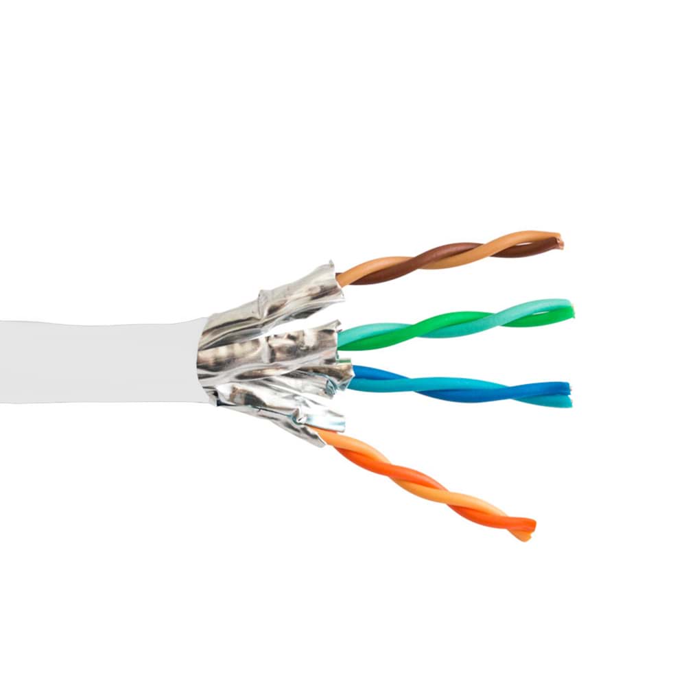 Afbeelding van datakabel CAT6A U/FTP 600MHz 4PxAWG23 Dca-s2 wit PREMIUM SCP HA305