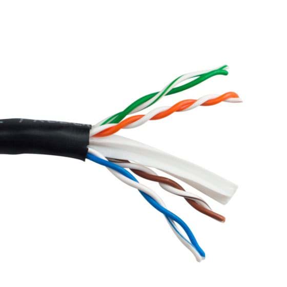 Afbeelding van datakabel CAT6A U/UTP 600MHz 4PxAWG23 Dca-s2 zwart PREMIUM SCP HA305