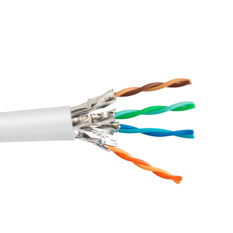 Afbeelding van datakabel CAT6A U/FTP 500MHz 4PxAWG23 Dca-s2 wit ECO SCP HA305