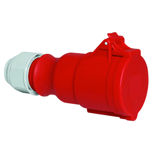 Afbeelding van CEE koppeling 5p  32A 400V 6h rood IP44 Bals ECO schroef