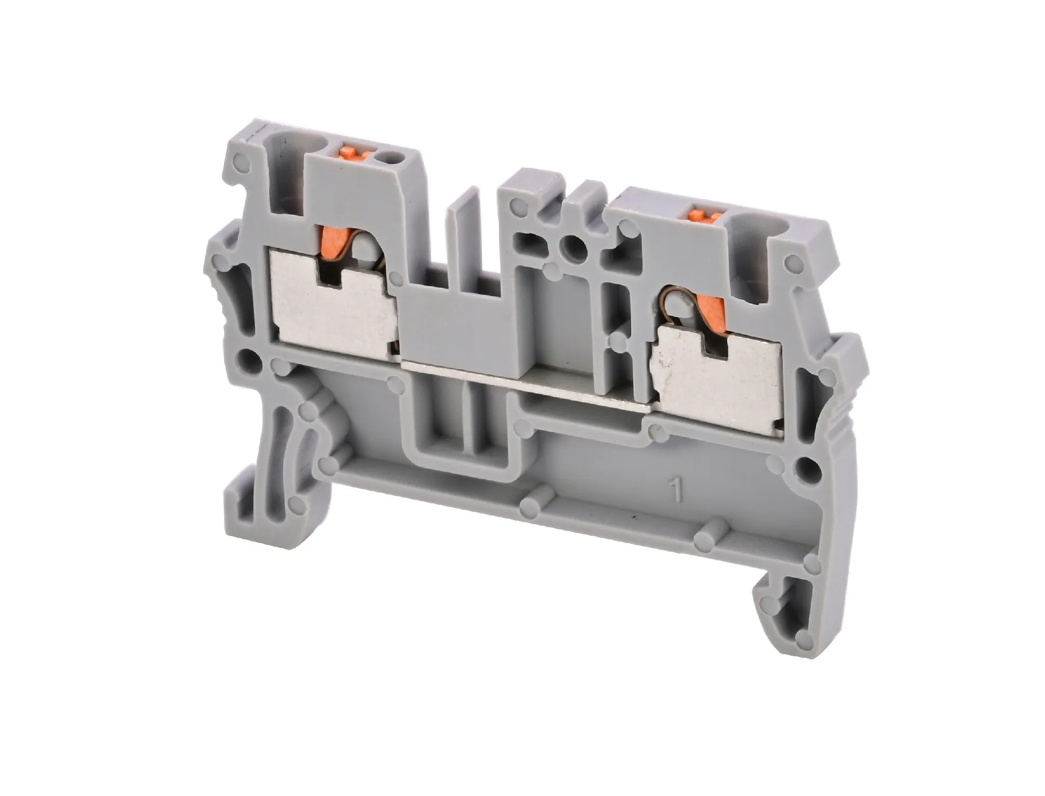 Afbeelding van rijgklem push-in  1.5mm2 grijs Cembre