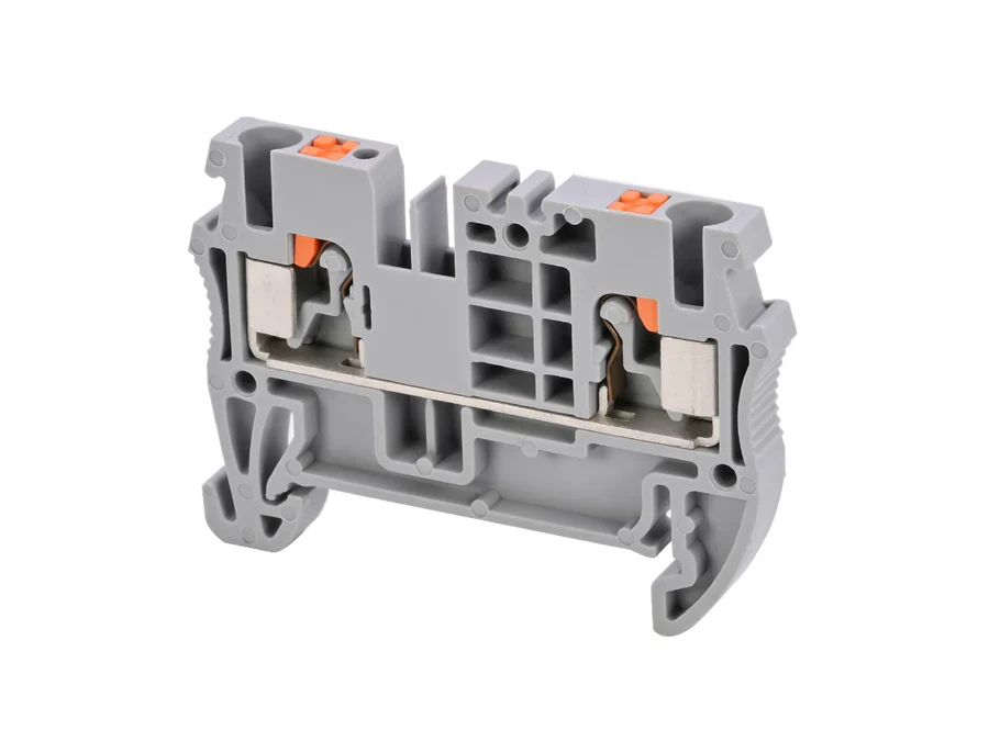 Afbeelding van rijgklem push-in  2.5mm2 grijs Cembre