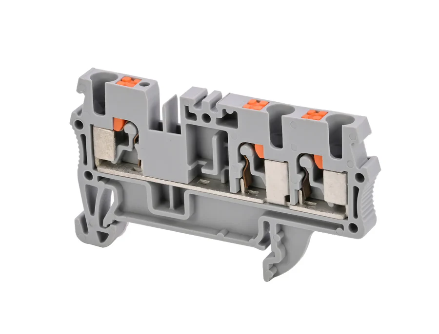 Afbeelding van rijgklem push-in  multi 2-1 2.5mm2 grijs Cembre