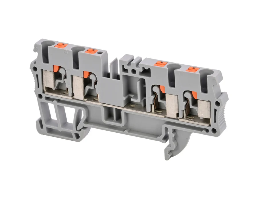 Afbeelding van rijgklem push-in  multi 2-2 2.5mm2 grijs Cembre