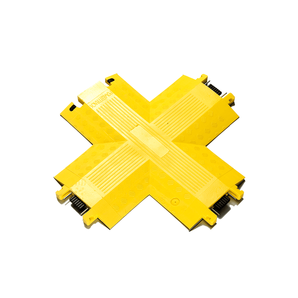 Afbeelding van Powertrack 4-weg module geel IP65 Ten47