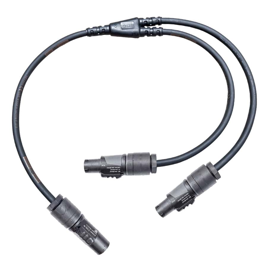 Afbeelding van Y-splitter H07RNF 2,5mm2 powerCON TRUE1 1M>0,5>>Y>0,5>2F
