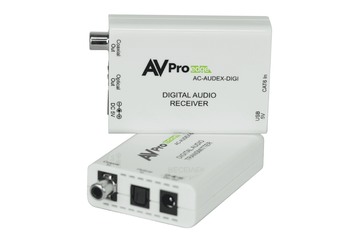 Bild von Audio Extender Digital 150m over CAT5e (Toslink/Coax)