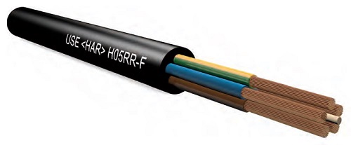 Afbeelding voor categorie Rubberkabel H05RR-F